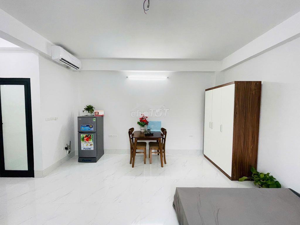 Cho thuê căn studio ngõ 192 lê trọng tấn có ban công, full nội thất - 3