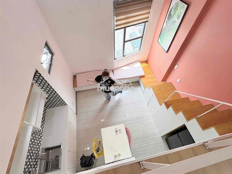 Duplex full nội thất - gần lotte, gác cao 2m
