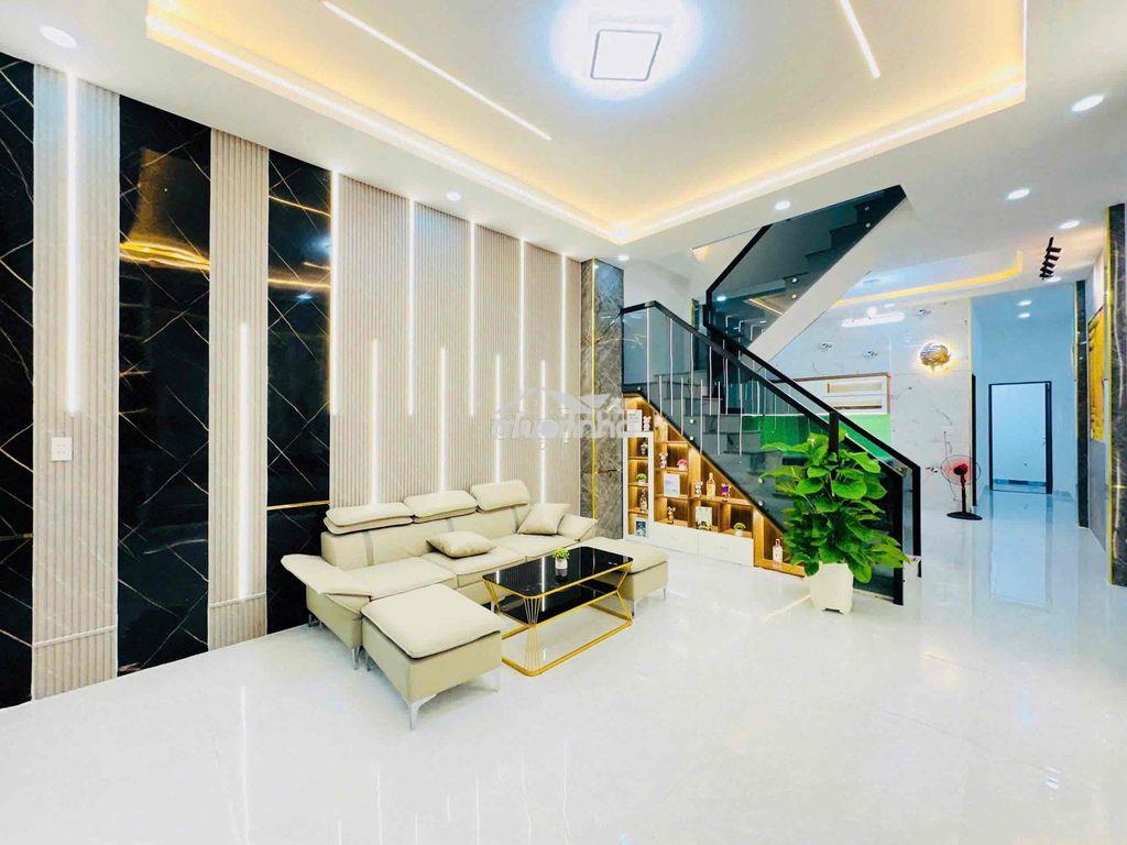 Nhà mới 1 lầu sổ riêng 105m2  gần chợ bình chánh sát đinh đức thiện - 4