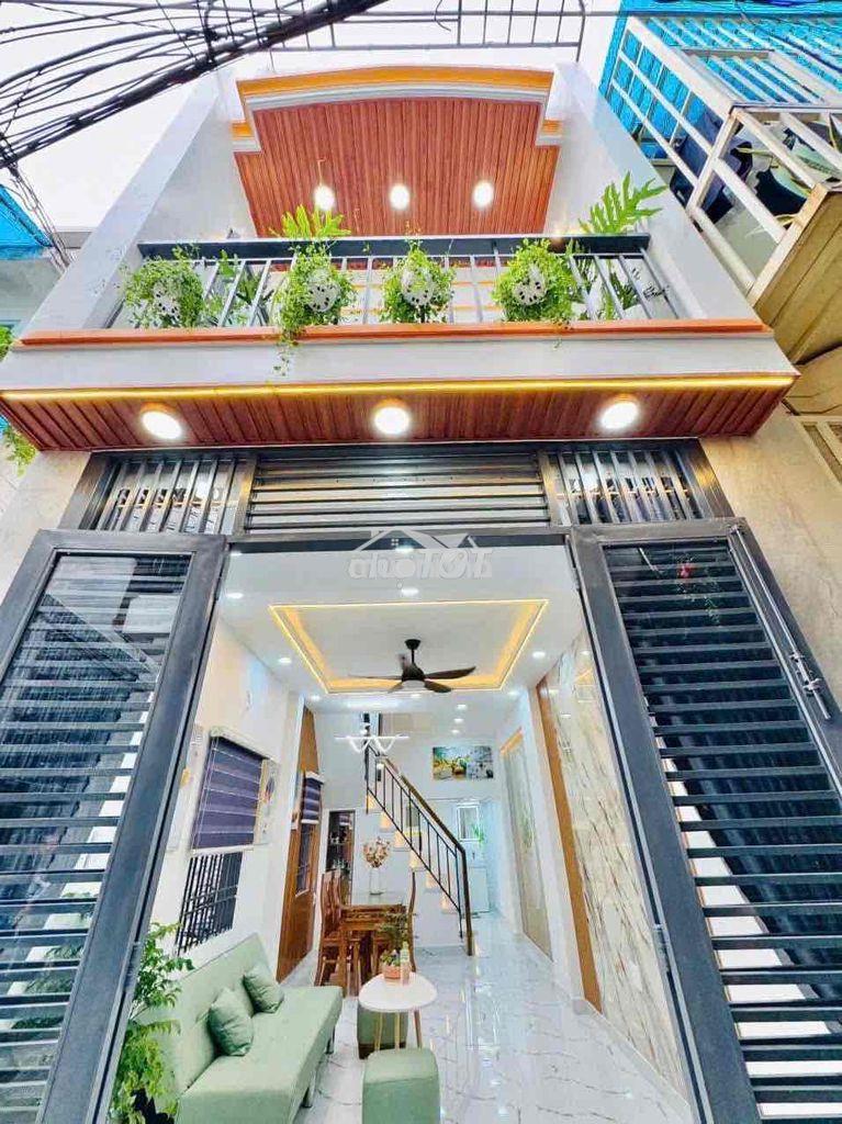 Nhà mới nguyễn tư giản cách chợ tân sơn 200m 3pn shr