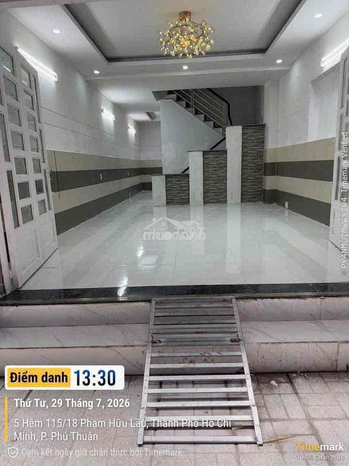 🦄 🦄 Nguyên căn  3phòng 5x13m hẻm phạm hữu lầu p.phú mỹ - quận 7