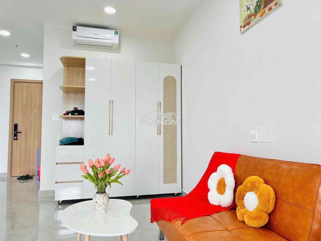Cho thuê gấp căn studio đủ nội thất đẹp  giá tốt free bơi gym côngvien - 4