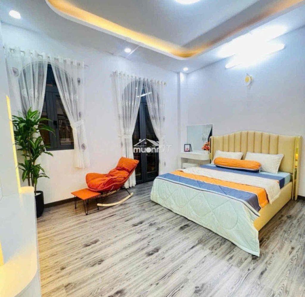 Nhà mới nguyên căn 15 triệu 4 pn oto 8m - 3