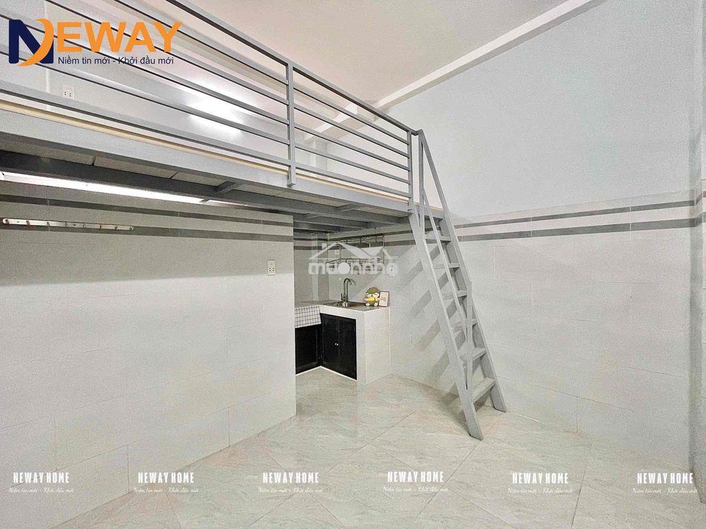 Phòng  trọ có gác giá rẻ sẵn máy lạnh mới xây  ngay lê trọng tấn  huit - 3