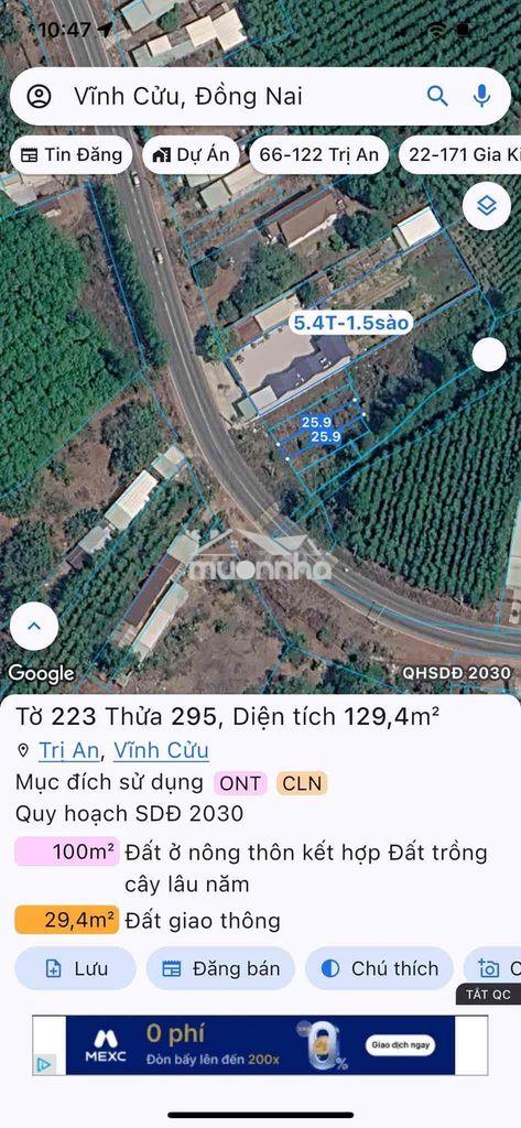 Bán đất mặt tiền đường tỉnh lộ 768 rộng 30m, full thổ cư - 2