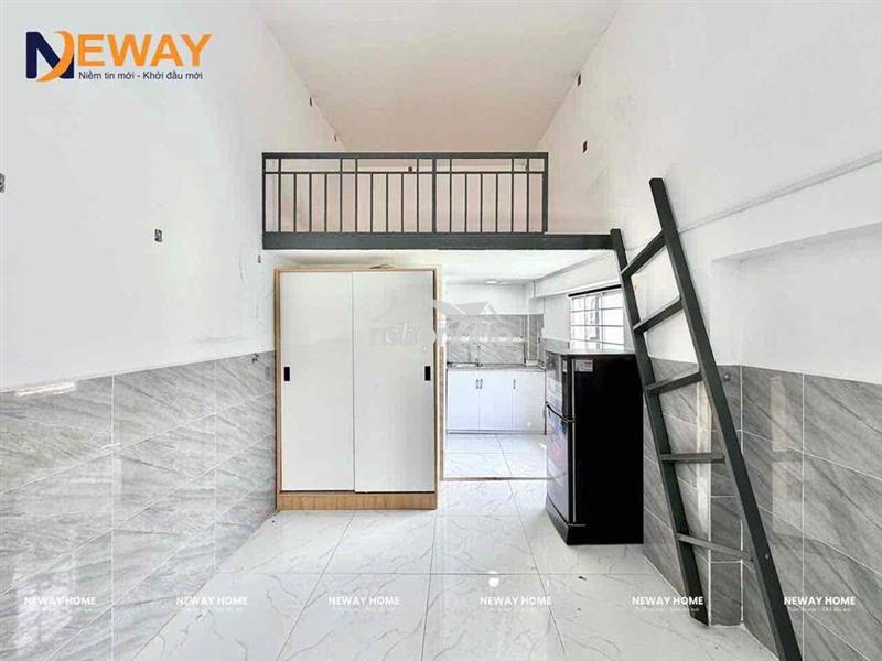 Phòng trọ đi bộ qua huit tân phú mới xây đường tân kỳ tân quý