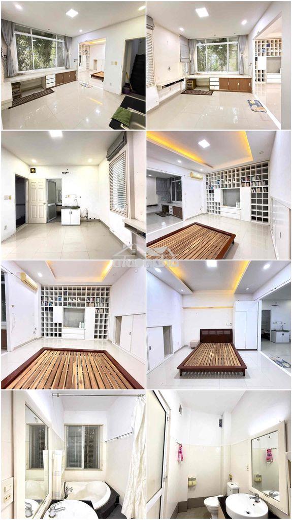 Giáp q7, phòng full nt, tách bếp, rộng 50m2, cửa sổ trời , thoáng mát
