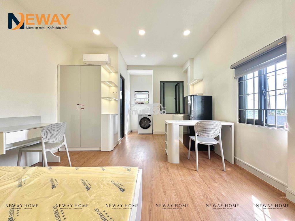 Studio mới xây tone trắng - full nội thất - mgr - gần e.town & ga t3 - 3