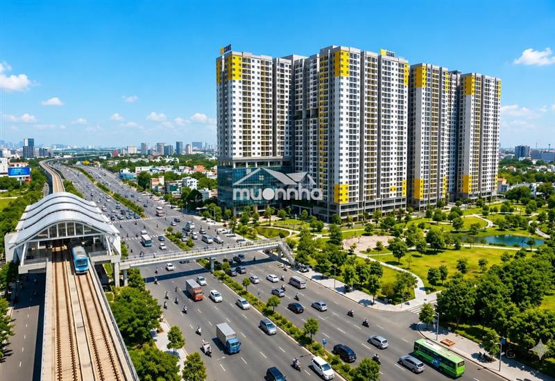 Bán căn hộ 73m2 mặt tiền quốc lộ 13 thanh toán trước 149 triệu sở hữu