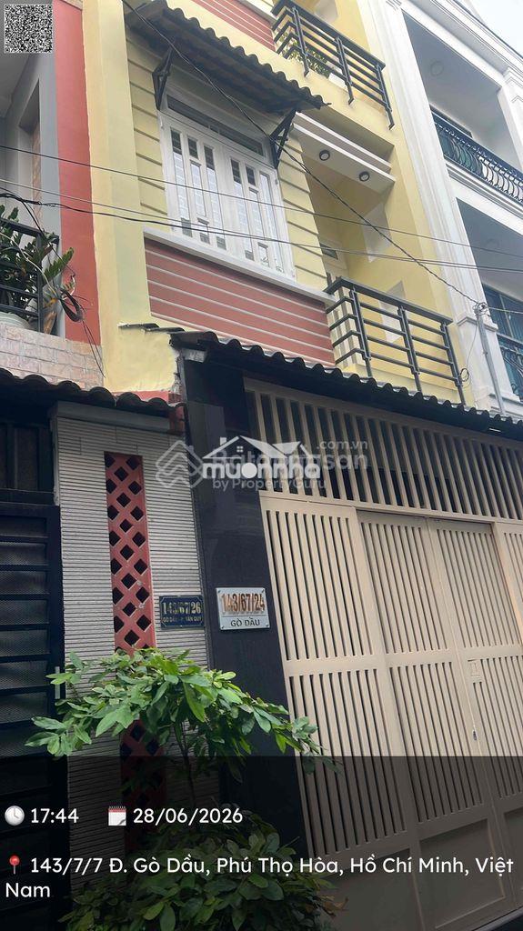 🔥 Chỉ *** 1 căn – rẻ nhất khu vực tân hương, tân phú 🔥 🏡 diện tí