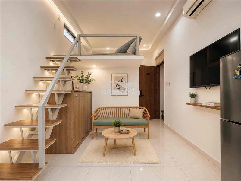 Căn hộ có gác ban công máy giặt riêng 35m2 quận bình thạnh