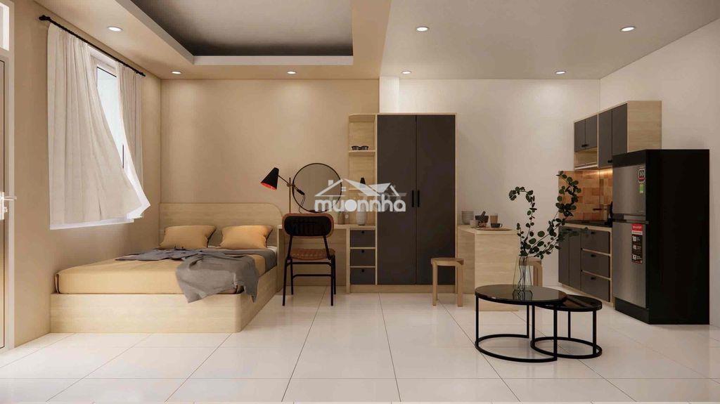 Chdv full nội thất studio ban công, cửa sổ, máy giặt riêng mới 100% - 3