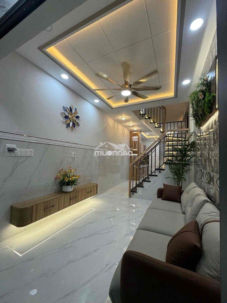 Nhà mới vào ở ngay - hẻm xe hơi ngủ trong nhà - (3.4x12m) q6 - 3