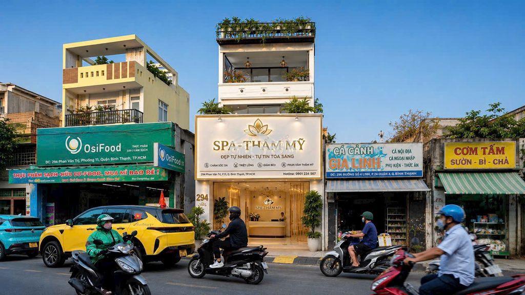 Bán nhà mặt tiền phan văn trị, bình thạnh🔸dt: 5.3x18m🔸4 tầng🔸11.5  tỷ - 4