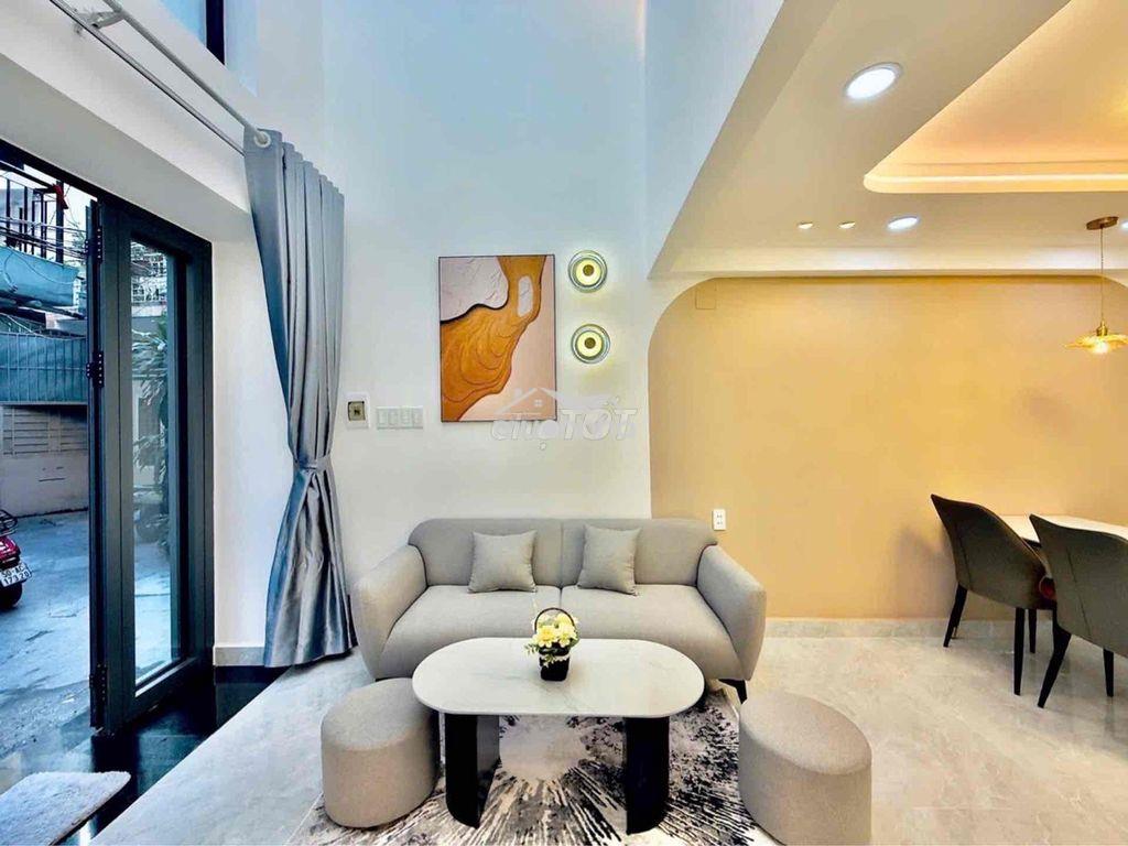 Hẻm xe hơi, nguyễn kiệm, 4 tầng (3pn, 4wc) đối diện cv gia định, hiếm - 4