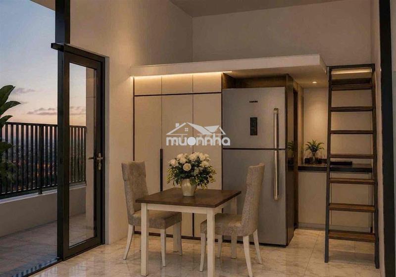 Khai trương căn hộ ban công mới xây full nội thất mặt tiền đường