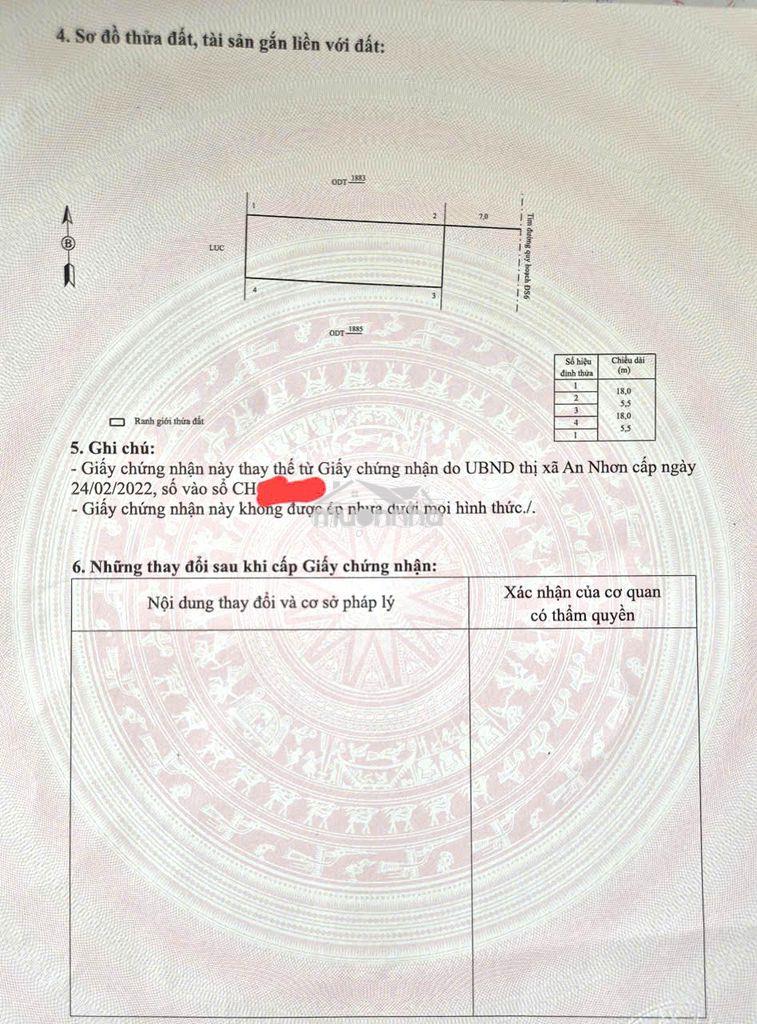 Chính chủ bán đất kdc cẩm văn 99m2 ngang 5,5m - mặt tiền đường 14m - 3