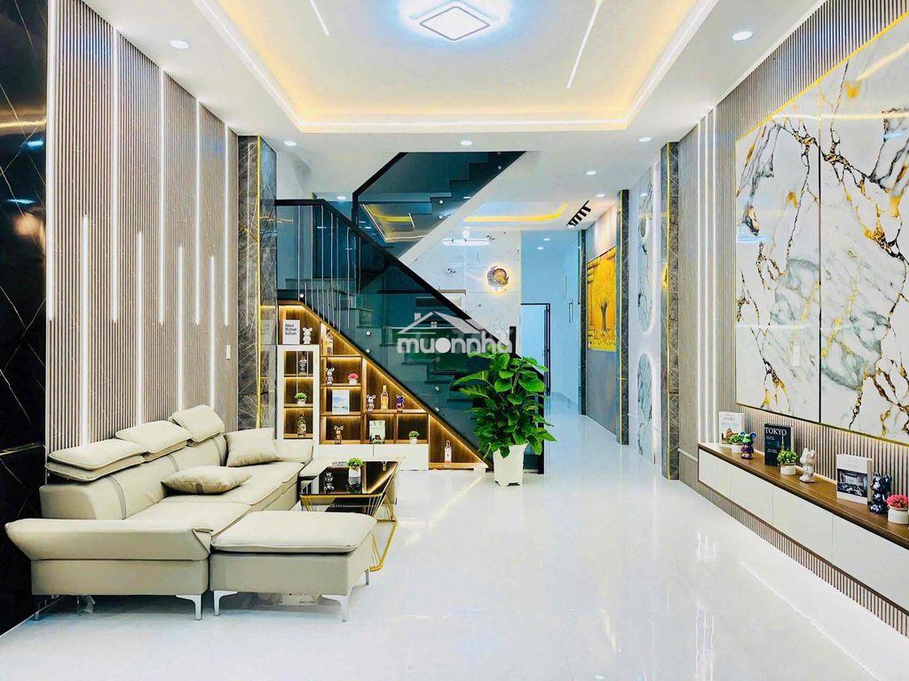 Nhà mới 1 lầu sổ riêng 105m2  gần chợ bình chánh sát đinh đức thiện - 3