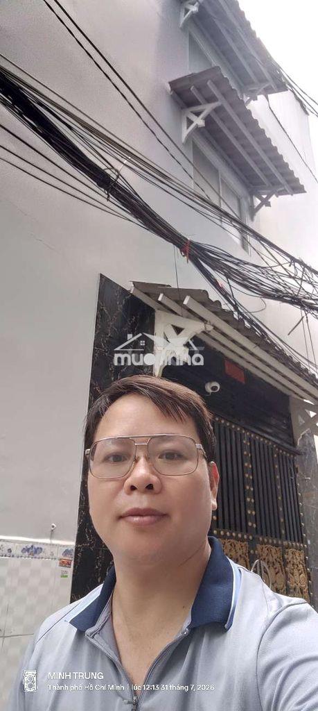Nhà 3 tầng quận 6, 41mét,  hẻm 3m