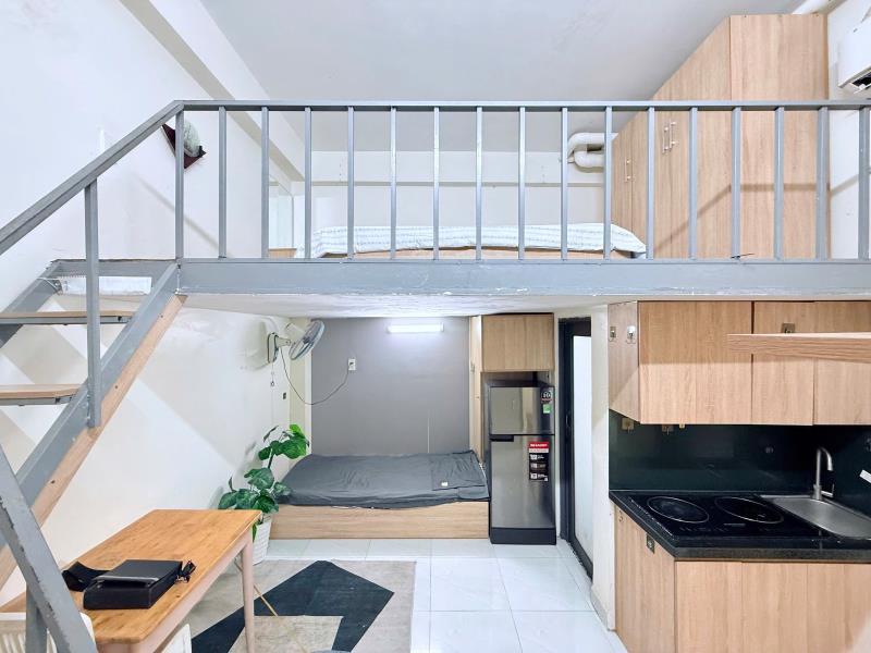 Cho thuê phòng trọ tân phú - duplex siêu rộng full nội thất gần dh văn hiến - 0926051663 - 4
