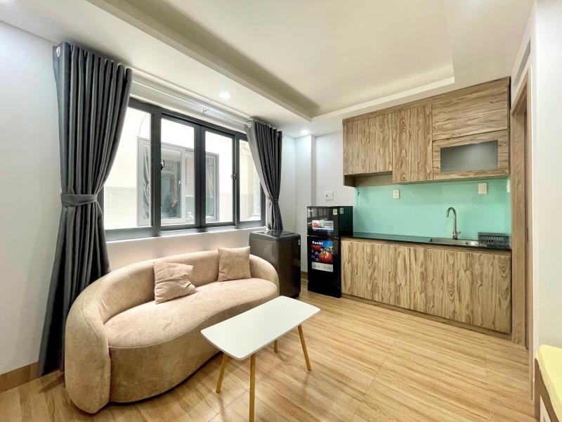 Cho thuê căn hộ studio ban công gần nhà ga t3 và sân bay tân sơn nhất quận tân bình - 4