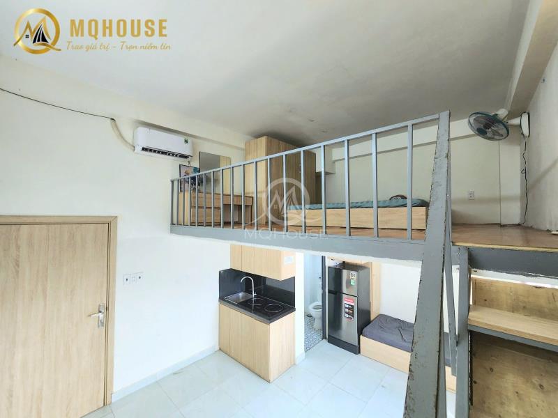 Căn hộ có gác, cửa sổ lớn | full nội thất _ rộng 40m2, ngay vườn lài, gần đh vhu- hiu  - 2
