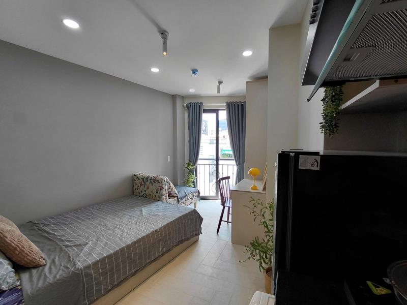 Căn hộ studio full nội thất đường nơ trang long, quận bình thạnh