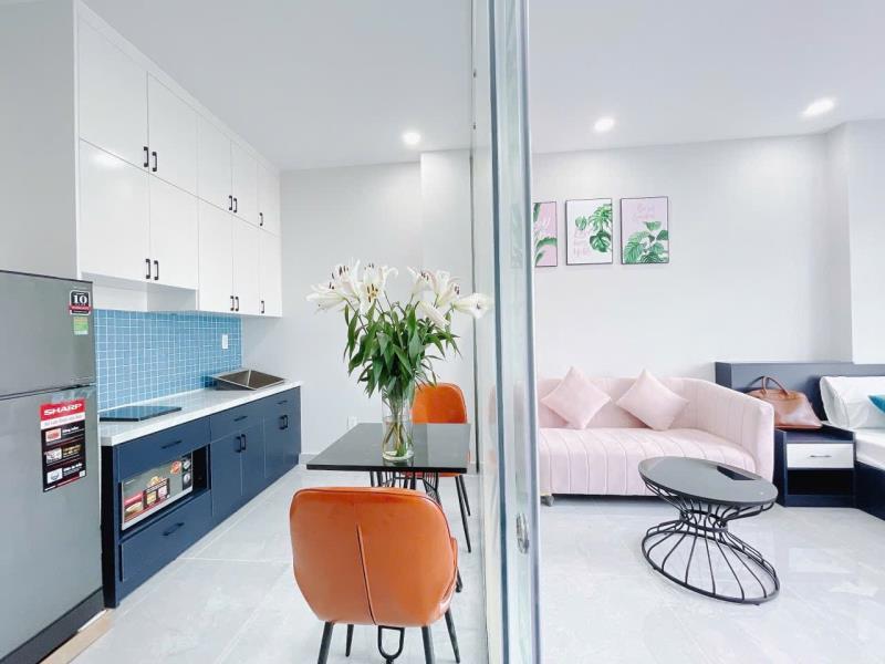 Cho thuê căn hộ 1pn balcony - thang máy - chợ tân định - đh isb - cv lê văn tám - 4