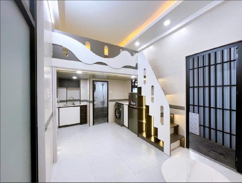 Phòng trọ gác cao full nội thất duy tân phú nhuận gần đh mở, đh van lang,...