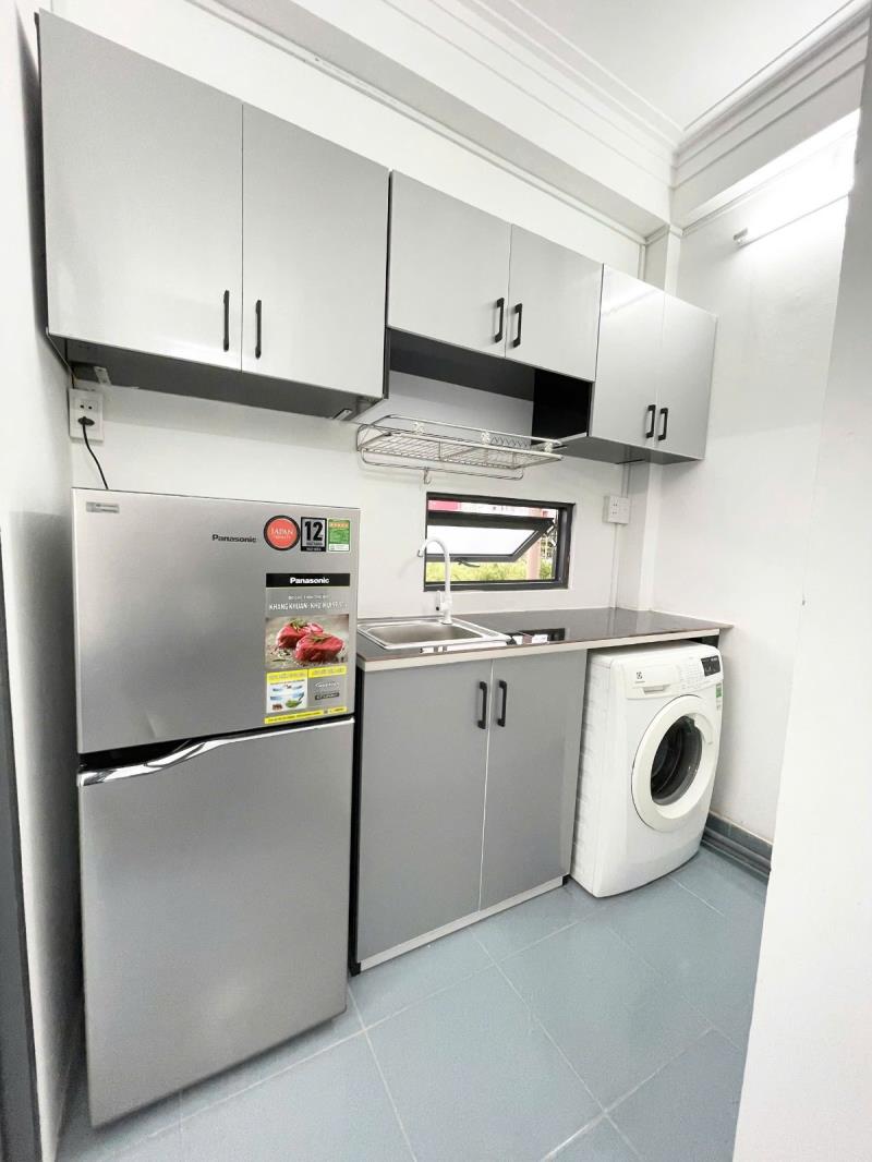 Cho thuê căn hộ 1pn võ oanh, quận bình thạnh – cửa sổ, máy giặt riêng, gần đh gtvt