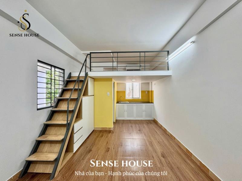 Phòng gác lửng, cửa sổ thoáng - nhà thang máy, bảo vệ | ở được 3,4 bạn kế bên đh hồng bàng, đh văn hiến  - 2
