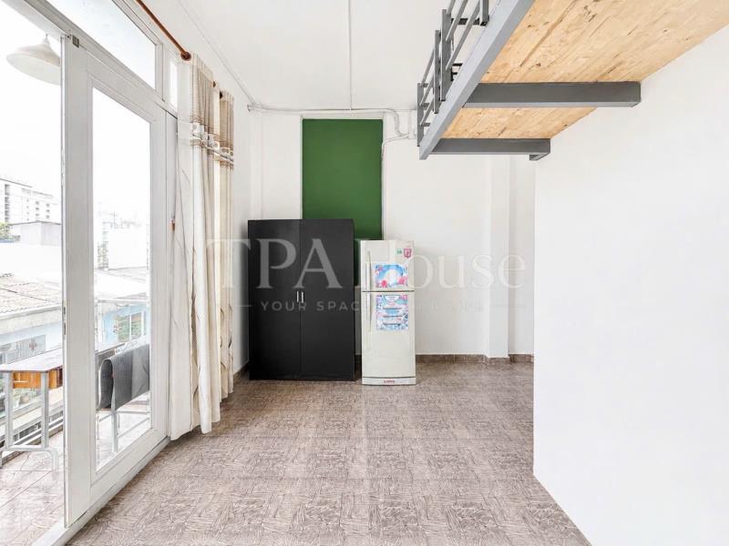Cho thuê căn hộ duplex ( dạng gác ) gần đh giao thông vận tải,hutech, ngoại thương, hồng bàng, uef - 4