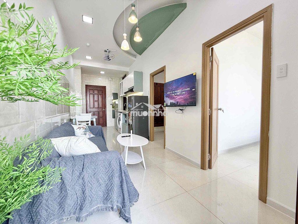 Căn hộ 2 phòng ngủ full nội thất ban công riêng ngay vòng xoay mũi tàu - Ảnh 4