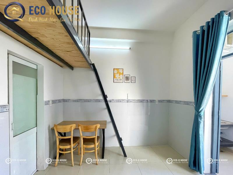 Trọ tân phú - phòng gác lửng full nội thất, ban công, tách bếp | ngay hòa bình,  đại học hồng bàng - 3