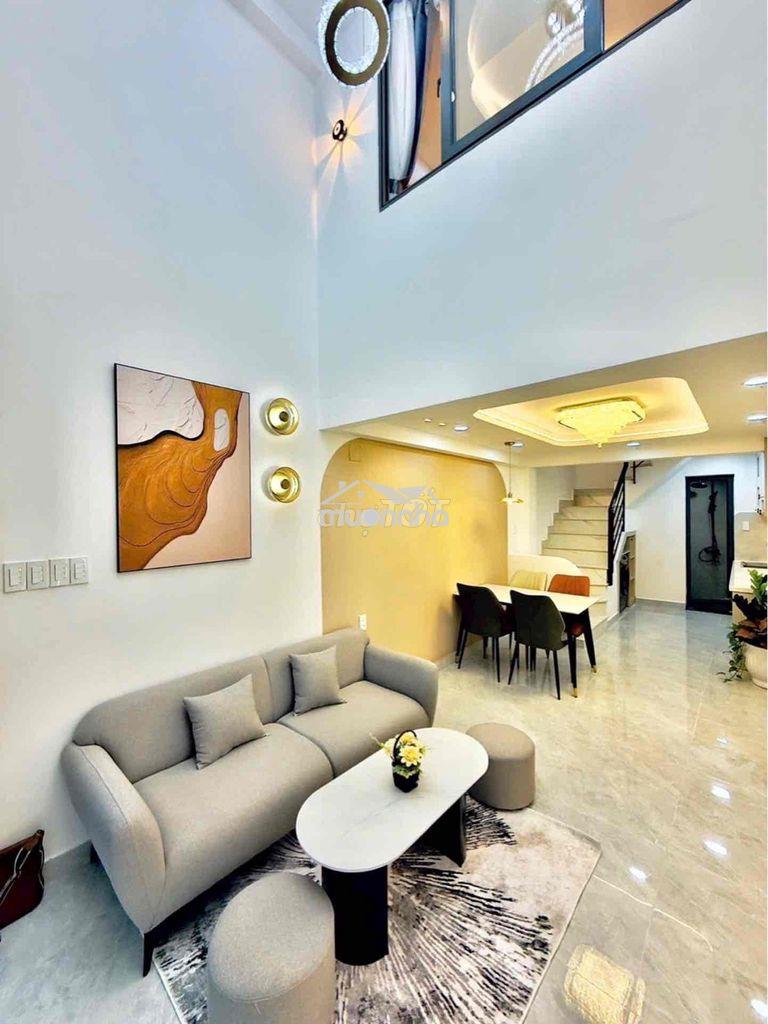 Hẻm ô tô - nguyễn kiệm phí nhuận 4 tâng - sân thượng - 4