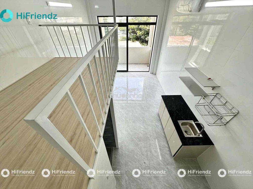 Cho thuê căn hộ dịch vụ có gác cửa sổ thoáng full nội thất - Ảnh 4