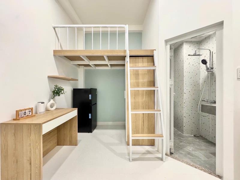Trọ gác ở được 3 người gần đại học văn hiến, tiện chạy cơ sở - học viện hàng không, huit - 4