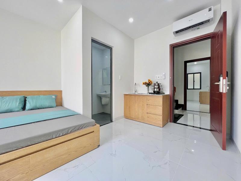 Phòng studio bancon cửa sổ trời thoáng full nội thất gần học viện hàng không, bệnh viện thống nhất - 2