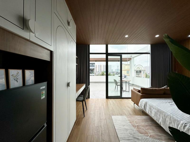 [Tân phú] căn hộ cho thuê dạng studio/1pn ban công gần đh văn hiến-đh công thương-trục âu cơ quận tân phú - 3