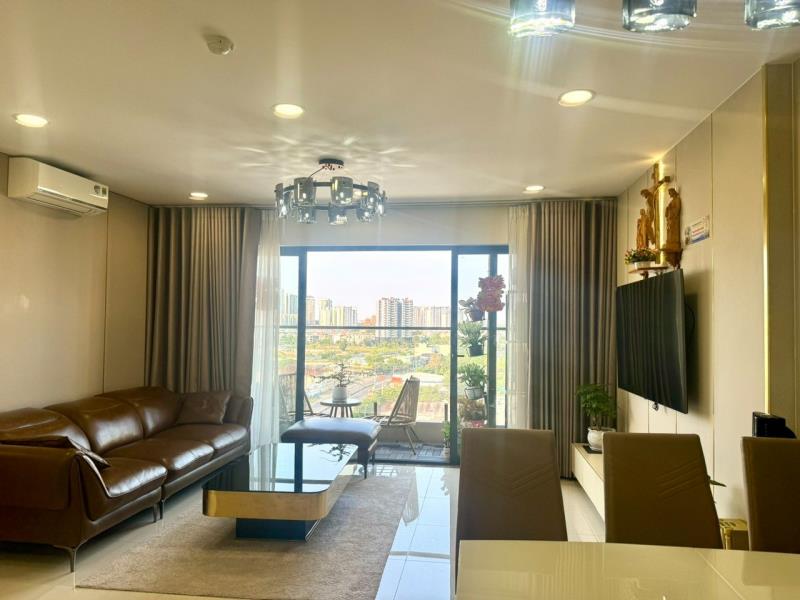 Cần cho thuê căn hộ 3pn 95m2 de capella đường lương định của quận 2 , căn góc 2 view thoáng mát .
