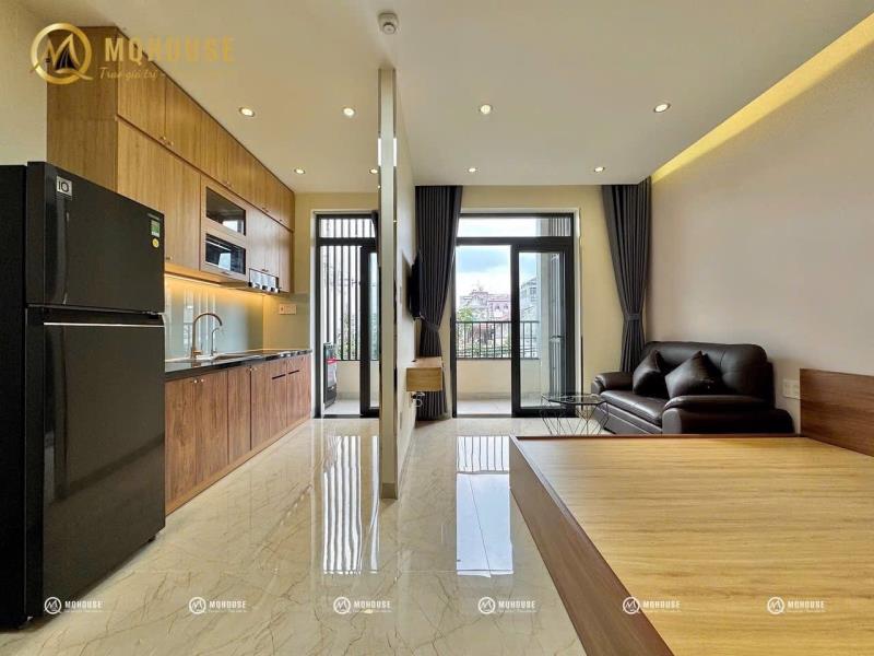 Studio ban công tách bếp | điện nước siêu rẻ | ngay khu họ lê
