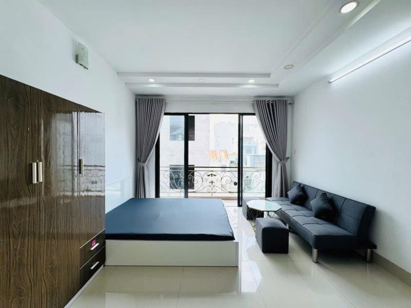 Cho thuê studio ban công nơ trang long, bình thạnh – gần đh văn lang