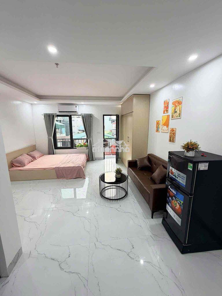 Căn hộ 1pn cửa sổ full nội thất giờ giấc tự do gần lotte cộng hoà hkhk