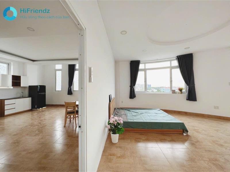 Căn hộ 1pn/studio ban công full nội thất gần đại học văn hiến, đầm sen, aeon mall tân phú