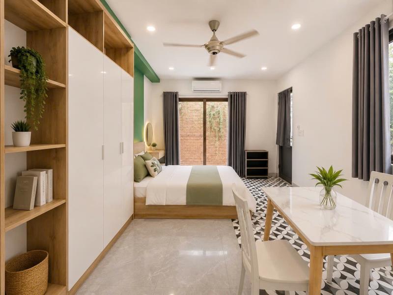 🐯 Cho thuê căn hộ mới 100% - 45m2, full nội thất, máy giặt riêng, sân vườn - xô viết nghệ tĩnh 🐯 - 3