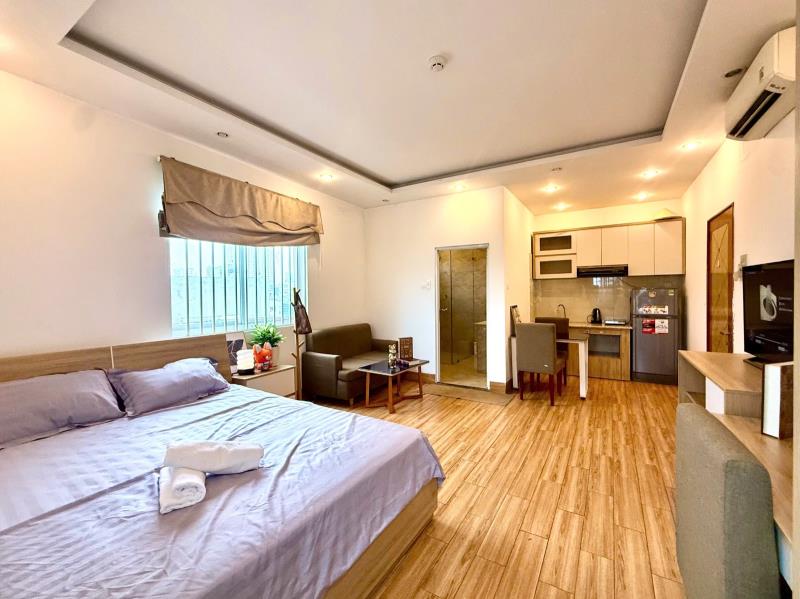 ✨ Cho thuê căn hộ 1pn rộng 50m² – tone gỗ - cửa sổ rộng, thang máy, dọn phòng - cho nuôi pet - phan đình phùng✨ - 2