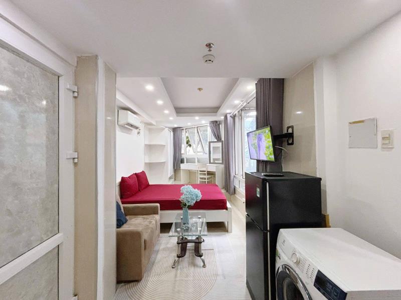 Căn hộ bancon full nội thất tại lê văn sỹ gần co.opmart nhiêu lộc, đh kinh tế ueh, đh kiến trúc, đh mở tp.hcm