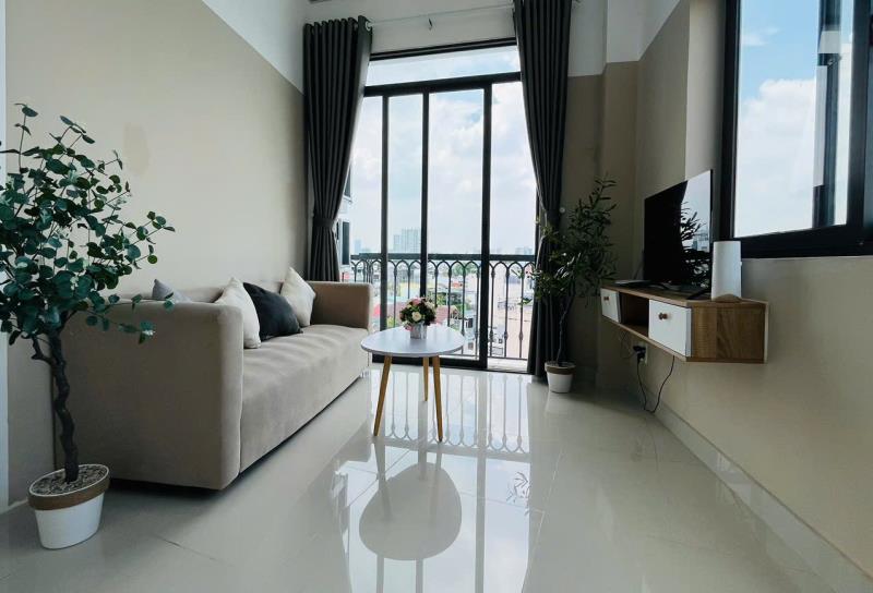 Căn hộ cực rộng  ban công sofa cực to  50m2  gần chợ tân định coop rạch miễu phú nhuận