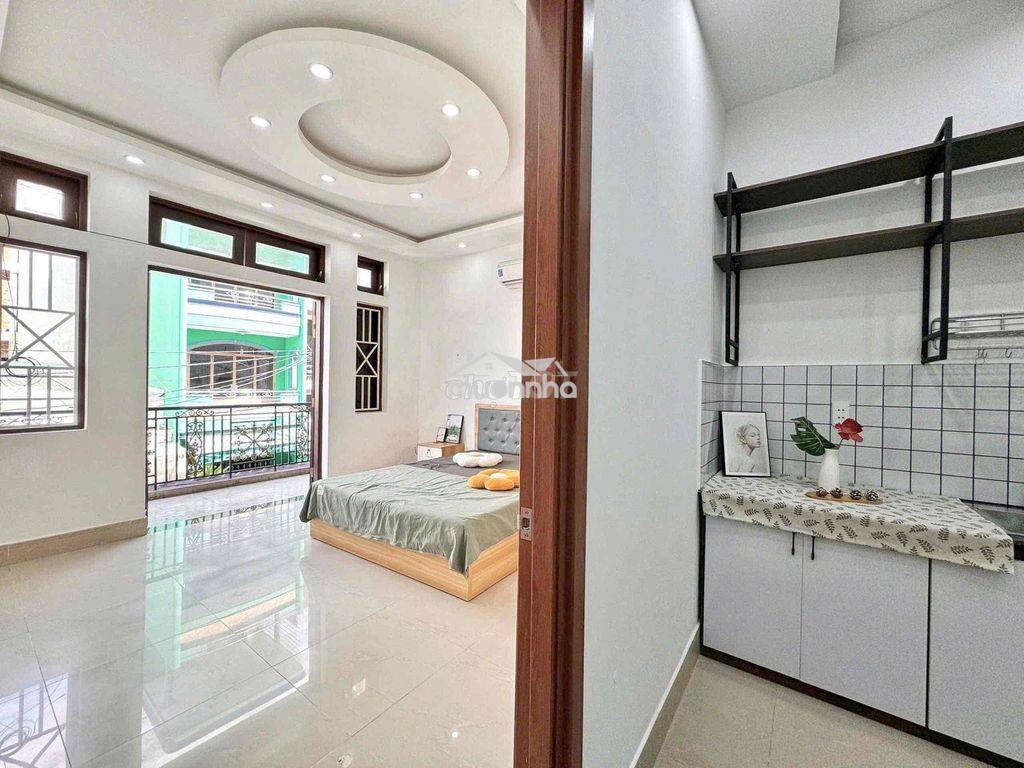 Căn hộ 1 phòng ngủ ban công - gần aeon , gò dầu - nhà mới nội thất new - Ảnh 3