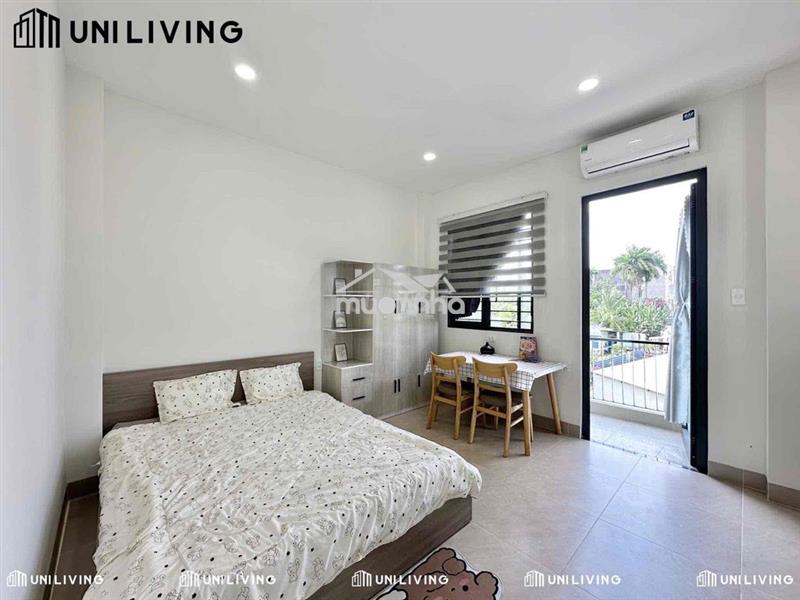 Cho thuê studio ban công full nội thất sát ngã tư thủ đức, ute, hutech